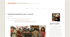 Desktop Screenshot of anthonyholdsworth.com